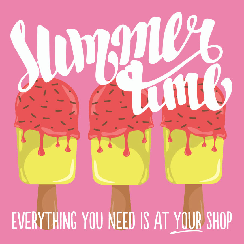 Time for summer at the Shop